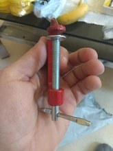 Iron Metal-Clamping Woodwork Adjust 25mm-100mm Heavy-Duty for Pads Soft-Jaw Red 1/3inch-c/W