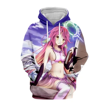 

SONSPEE Kawaii No Game No Life Hoodie 3d Print Sweatshirt Hipster Anime Cosplay Harajuku Hoodies Unisex Face Tops Pullover G72