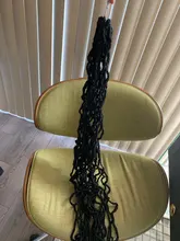 YunRong Nu Bian-pelo de ganchillo de 36 pulgadas para mujer, postizo de Color sintético suave con degradado, extensión de cabello trenzado