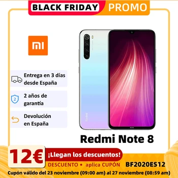 

Xiaomi Redmi Note 8 Smartphone(4GB RAM 64GB 128GB ROM free mobile phone new cheap android 4000mAh battery) [Global version]