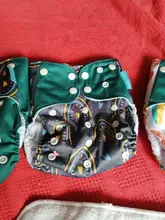 Happyflute 4 unids/set lavable ecológico tela cubierta de pañal ajustable reutilizable de tela pañales pañal de tela de fit 3-15kg bebé