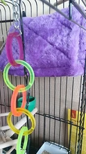 Mascota pájaros loro de felpa suave y cálida, cueva colgante, columpio, hamaca de Mascota, cama de pájaro, decoración, XCCYGW87