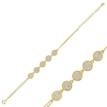 

KUTAYDAN 925 Sterling Silver Zircon Stone Bracelet