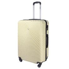 Чемодан на колесах PROFFI TRAVEL "TOUR SPACE" 28' пластиковый большой 75х49х29,5, бежевый, L