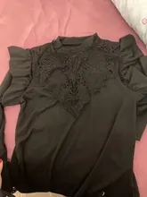 Shirts Simplee Ruffle Khaki Top Knitted-Top Flower Long-Sleeve Winter Fashion New Solid