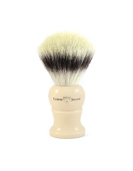 

Edwin Jagger Shaving Brush XL Synthetic Silver Tip Fibre Ivory