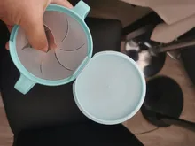 Bebé niños de plástico Snack Catcher doble mango taza de tentempié tarro recipiente a prueba de derrames y contenedor de caja almacenamiento Snacks #20