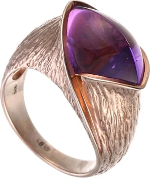 

Jay VI ring with amethyst of silver with gilding
