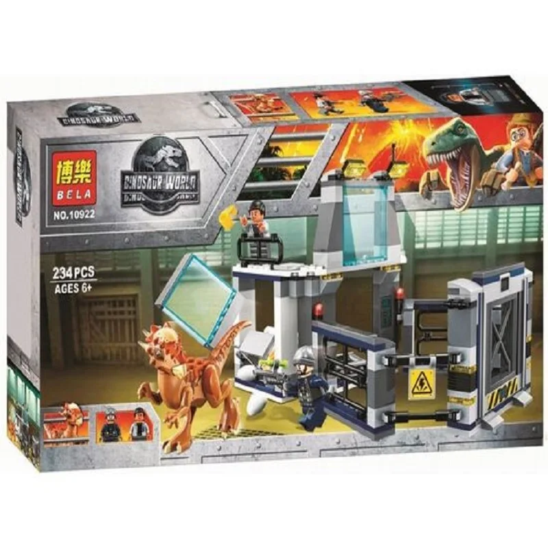 КОНСТРУКТОР Jurassic World BELA 10922 ПОБЕГ СТИГИМОЛОХА ИЗ ЛАБОРАТОРИИ ДИНОЗАВРЫ | Игрушки и