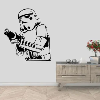 

Galactic Soldier Wall Art Cartoon Sticker for Home And Kid's Room Decoration Removable A002449