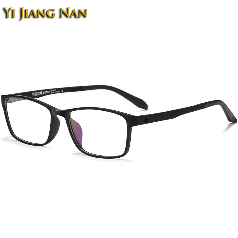 

Men Optical TR90 Frame Titanium Temple Prescription Glasses Frames Rectangle Eyewear Light Weight Anti Blue Ray Spectacle