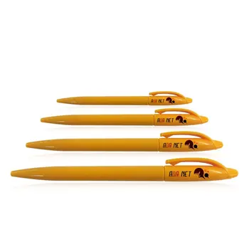 

Plastic Stylish Looking Yellow Ballpoint Pen (100 Pcs)