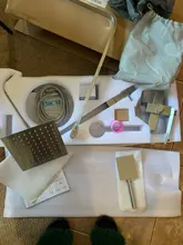 Uythner-Grifo de ducha efecto lluvia para pared, mezclador de agua para bañera, negro mate