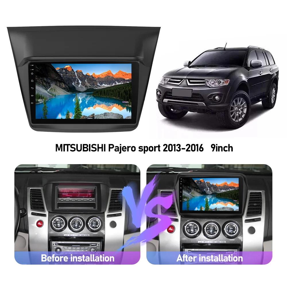 Navegação de gps automática de eunavi android para mitsubishi pajero