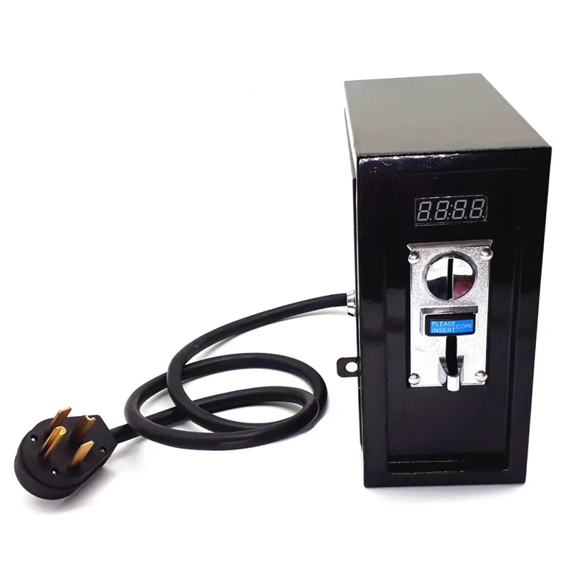Electric Coin Operated Timer Power Control Supply Box Digital Timer