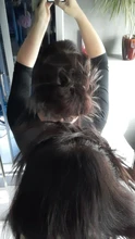 Bicicleta con sintético Flexible moño para el cabello rizado cabello moño elástico sucio ondulado Scrunchies abrigo de cola de caballo de pelo banda Exte