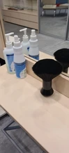 1PC negro cuello cara Duster cepillos para Barba Barbero Limpieza del cabello cepillo de cabello para salón de belleza de peluquería Estilo herramientas de maquillaje
