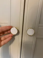 Furniture-Handles Door-Knobs Drawer Pulls Cupboard Shell-Resin Cabinet Kitchen Brass