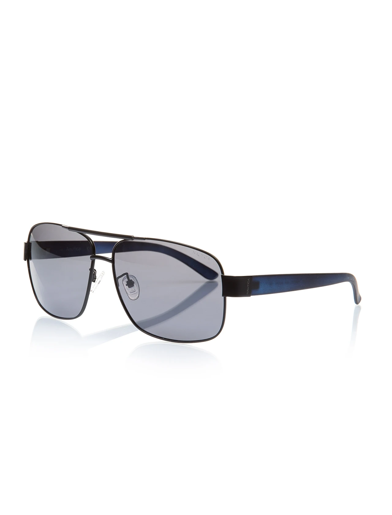 

Men's sunglasses n 4602sp 005 metal black organic rectangle rectangular 62-13-130 nautica