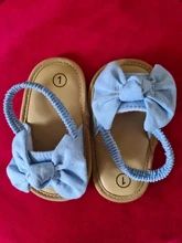 Sandalias para bebé con nudo de lazo para niñas, zapatos de princesa infantiles antideslizantes de suela blanda para primeros pasos, verano, 2020