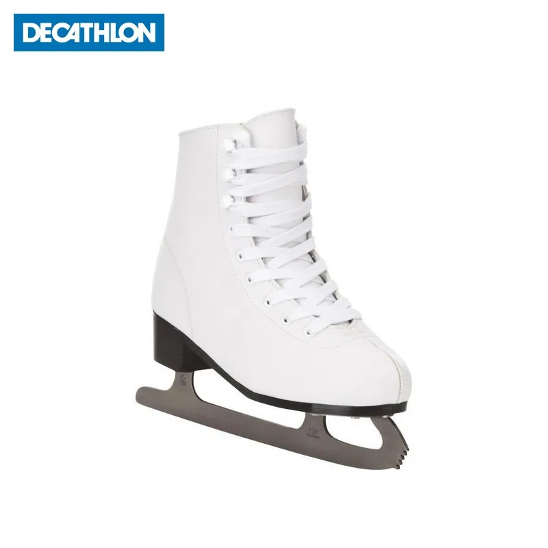 КОНЬКИ ЛЕДОВЫЕ ВЗРОСЛЫЕ ЖЕНСКИЕ/ДЕТСКИЕ ДЛЯ ДЕВОЧЕК ICE 100 БЕЛЫЕ OXELO. Decathlon