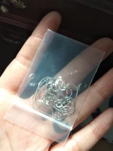 Collares de cuentas anenjary simples de Plata de Ley 925 con suerte para mujer, gargantilla de cadena corta, collares S-N554