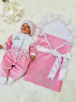 

Комплект на выписку "Велюрчик" ЛЕТО Комплекты на выписку и для прогулок 0-6 мес