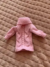 Suéter de algodón puro hecho a mano de alta calidad, vestido, Tops, opciones de ropa de muñeca, accesorios para muñeca Barbie, juguete para niña de 11,5 pulgadas