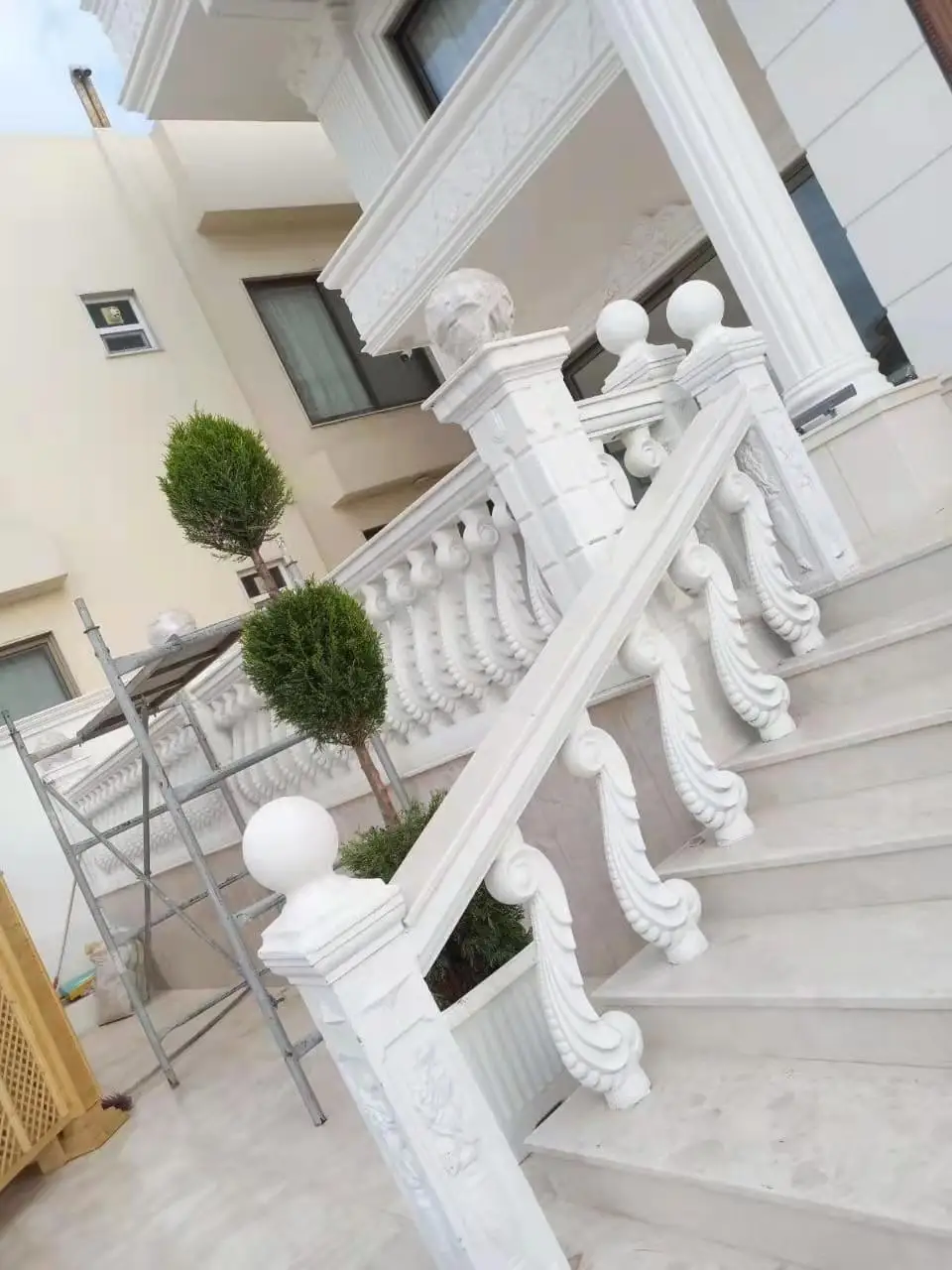 Reazone Mold Engineering Grade Material ABS High Quality Light Yellow Plastic Diameter 20cm Factory Price Low MOQ Railing Decora