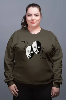 

Angemiel Wear Face Green Women Sweatshirts