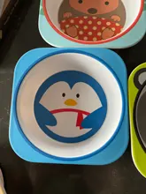 Cuencos de alimentación de bebé a prueba de caídas, cuenco de dibujos creativos de fibra de bambú, cuencos de arroz para niños, cuencos de sopa adicionales para comer al bebé