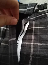 QRWR-minifaldas plisadas para mujer, faldas de cintura alta, estilo coreano japonés, a cuadros, para verano, 2021