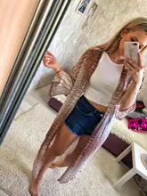 Traje de baño cubierta de gasa a rayas para mujer, Kimono Sexy bohemio de talla grande, ropa de playa, vestido de verano, A790, 2021