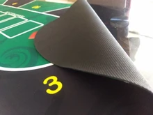 Tablecloth Poker-Accessory Board-Game Rubber Texas-Holdem Casino with Flower-Pattern