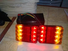 Tail-Light Trailer-Truck Rear-Parts Lamps-Pair Car Led Waterproof 12V 8 for IP65 2pcs