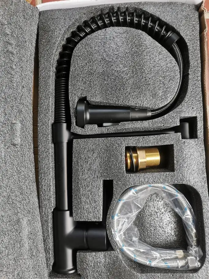 SPIRO SINGLE-HOLE KITCHEN FAUCET WITH PULL-DOWN SPRING SPOUT FAUCET photo review