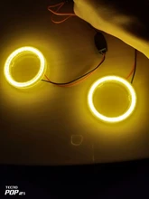 Headlight Lamp Halo-Rings Car Angel-Eyes 120mm Motorcycle 60mm Super-Bright 70mm 80mm