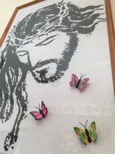 Wedding-Decoration House Artificial Butterfly Plastic 12pcs 8-Colors 5cm Scrapbooking