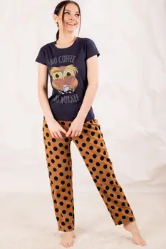 

Armonika Women Top The Owl Six Puanli Sleepwear KIT ARM-20Y099095