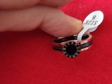 JeeMango-anillos de boda con números romanos para mujer, joyas de acero inoxidable de titanio y oro rosa, joyería JR19060