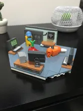 Entre juego nosotros espacio guerras alienígenas modelo bloques de construcción Mini muñecas anime figuras de acción de bloques Idear niños creativos juguetes de bricolaje