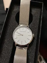 Japón Movimiento de Cuarzo de Alta Calidad 36mm hannah Martin Mujeres de Malla de Acero Inoxidable de Oro Rosa Damas Impermeable Reloj Dropshipping