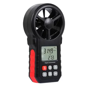 

Digital Vane Anemometer Handheld Wind Speed Temperature Meter Air Velocity Wind Chill Tester Gauge w/ LED Light & Beaufort Scale