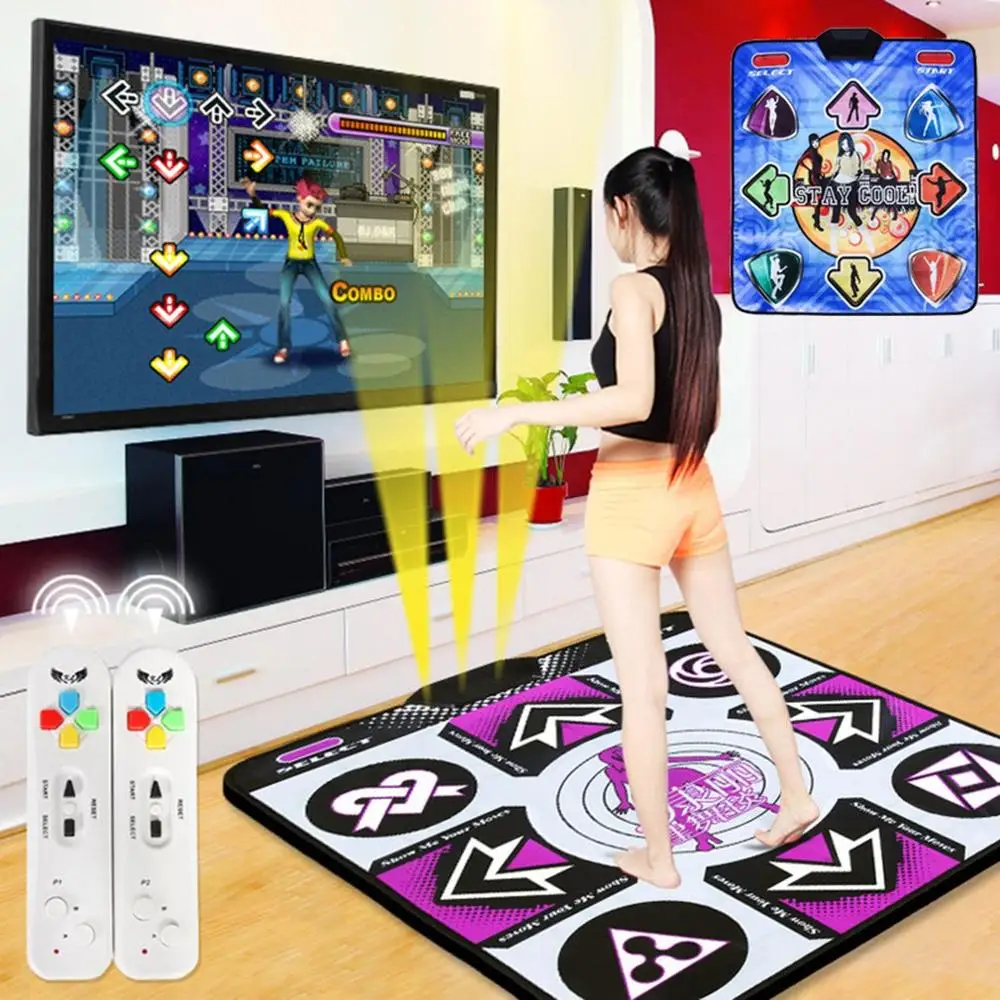 

NEW Solo/Double Hd Dance Blanket Wireless Hand Dance Blanket Single Tv Interface Computer Dual-Use Somatosensory Dance Machine