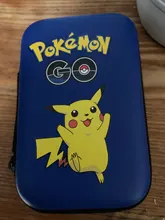 50 tarjetas de capacidad de disco duro caso titular de la tarjeta de Pokemon Pikachu juego tarjetas marcadores de libros titular de tarjetas de Pokemon Gx MEGA