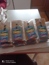 Etiqueta de equipaje de PVC con nombre de ciudad a la moda, soporte para dirección, etiqueta de equipaje, identificador de silicona, accesorios de viaje