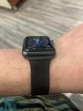 Correa Milanesa para Apple Watch, banda de 44mm y 40mm para iWatch de 38mm y 42mm, accesorios para Apple watch serie 3 4 5 6 se