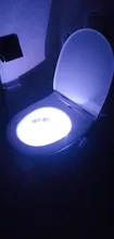 Toilet-Light Motion-Sensor WC Smart Bathroom Backlight for with LED 16/8-Color