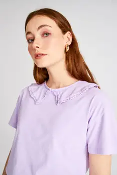 

Trendyol-Flushing Collar Detailed Knitted Blouse TWOSS20BZ1204