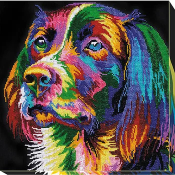 

Av-549 set for embroidery with beads 'loyal drug' 30*30 cm